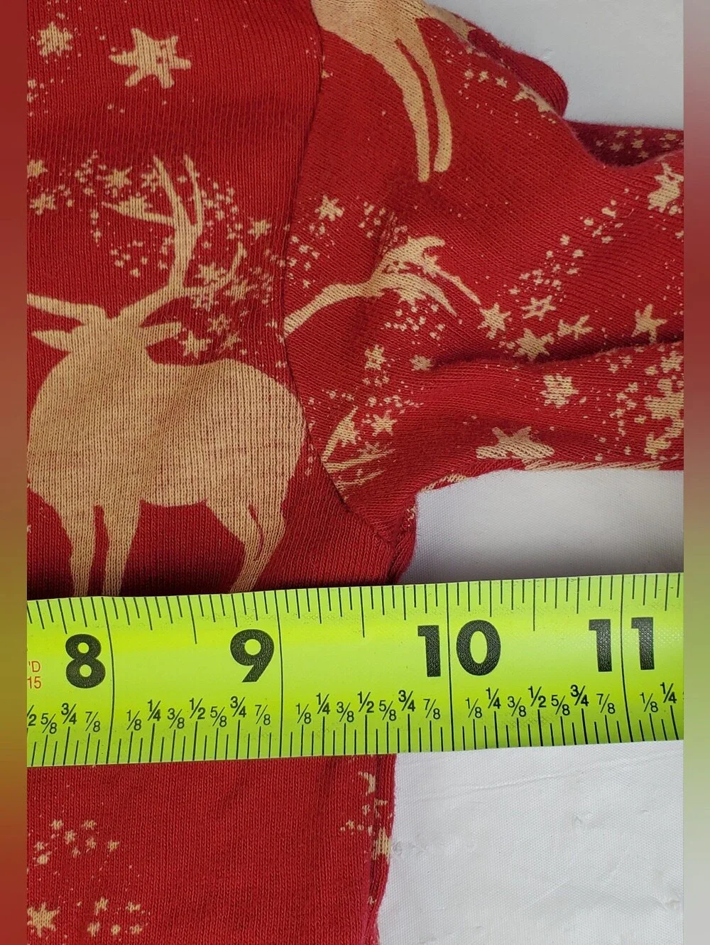 Burts Bees Kids Christmas Holiday Reindeer Pajamas 2-Piece - Size 3T - GUC